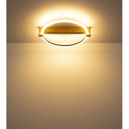 Globo - LED-plafondlamp LED/15W/230V 3000K 41,4x38 cm beige