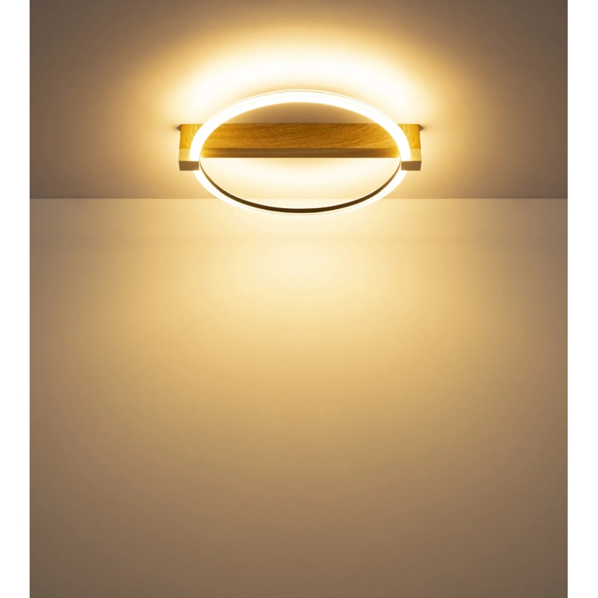 Globo - LED-plafondlamp LED/15W/230V 3000K 41,4x38 cm beige