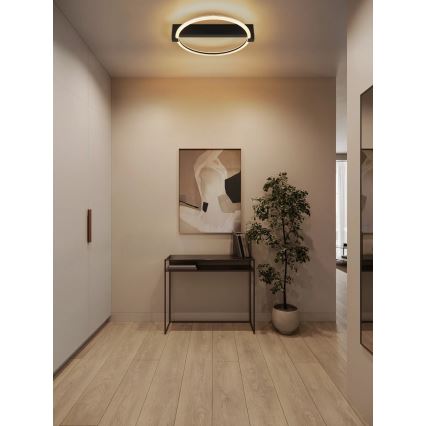 Globo - LED plafondlamp LED/15W/230V 3000K 41,4x38 cm zwart