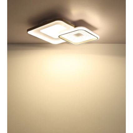 Globo - Dimbare LED-plafondlamp LED/48W/230V 2700-6000K 50x50 cm + afstandsbediening