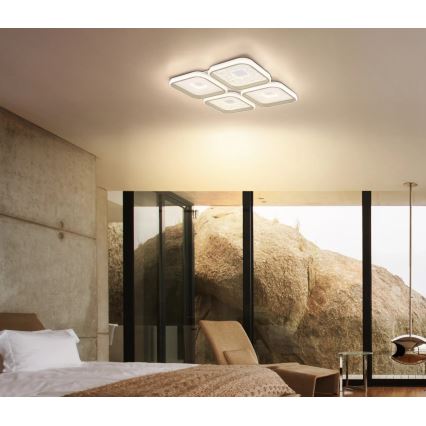 Globo - LED-dimbare plafondlamp LED/55W/230V 2700-6000K 54x54 cm + afstandsbediening
