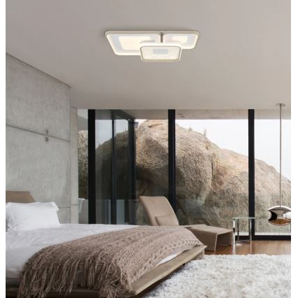 Globo - Dimbare LED-plafondlamp LED/55W/230V 2700-6000K 65x45,5 cm + afstandsbediening