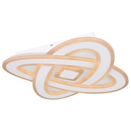 Globo - LED dimbare plafondlamp LED/36W/230V 3000-6000K Ø 50 cm wit + afstandsbediening