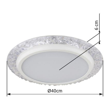 Globo - LED plafondlamp LED/22W/230V 3000K diameter 40 cm