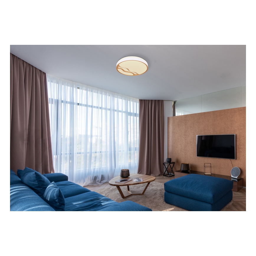 Globo - LED dimbare plafondlamp LED/30W/230V 2700K/4000K/6500K + afstandsbediening