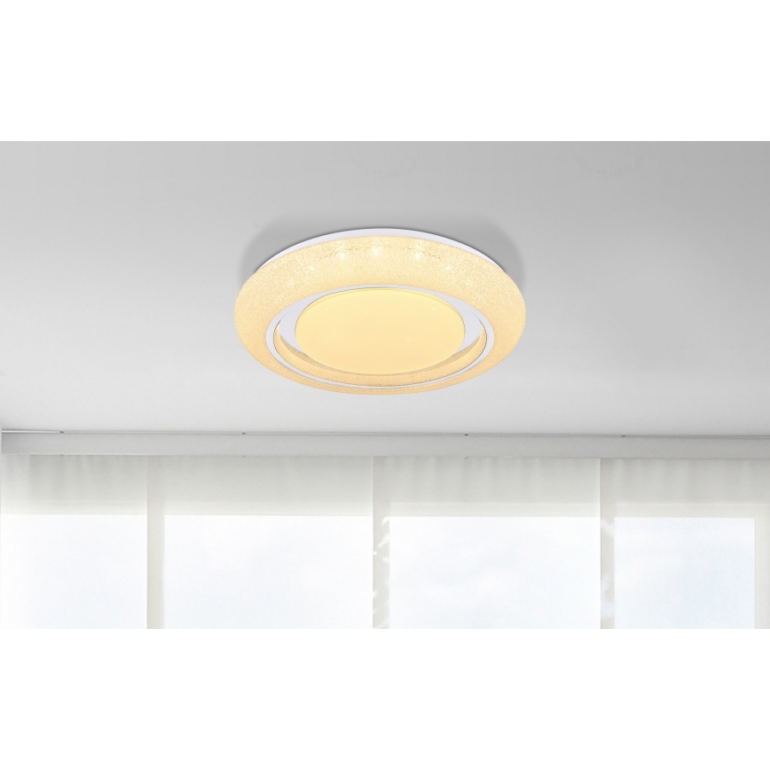 Globo - Dimbare LED plafondlamp LED/28W/230V 3000-6000K Tuya WiFi + afstandsbediening