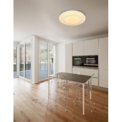 Globo - Dimbare LED plafondlamp LED/28W/230V 3000-6000K Tuya WiFi + afstandsbediening