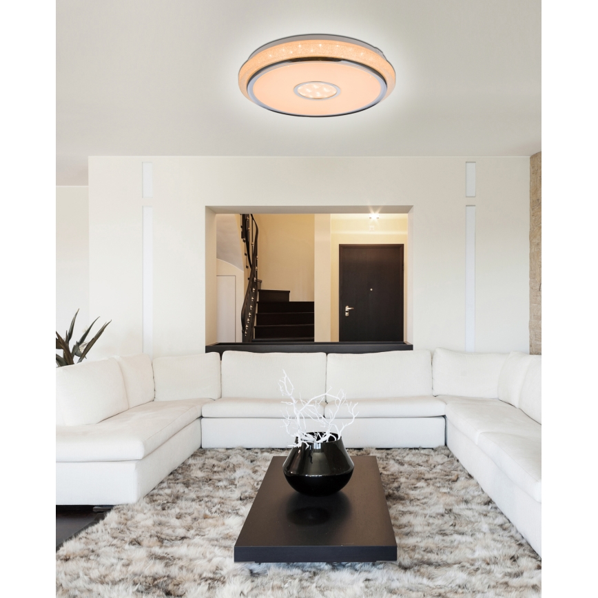 Globo - Dimbare LED plafondlamp LED/40W/230V 2700-6500K + afstandsbediening