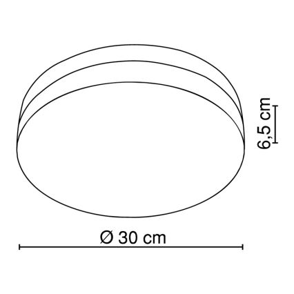 Globo - Plafondlamp 3xE27/40W/230V