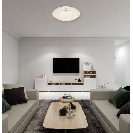 Globo - Dimbare LED plafondlamp LED/18W/230V diameter 40 cm 2700-6500K + afstandsbediening