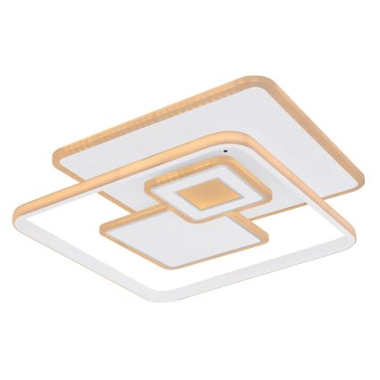 Globo - Dimbare LED-plafondlamp LED/50W/230V 2700-6000K Wi-Fi Tuya 50,3x50,3 cm + afstandsbediening