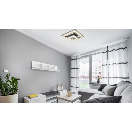Globo - Dimbare LED plafondlamp LED/50W/230V 2700-6000K + afstandsbediening