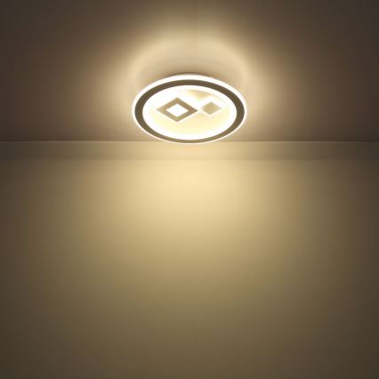 Globo - Dimbare LED Plafondlamp LED/40W/230V 2700-6500K + AB