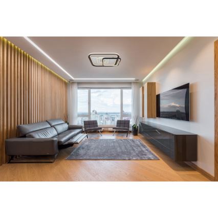 Globo 48459-48 - Dimbare LED-plafondlamp ANI LED/48W/230V 2700-6000K 48x52 cm + afstandsbediening