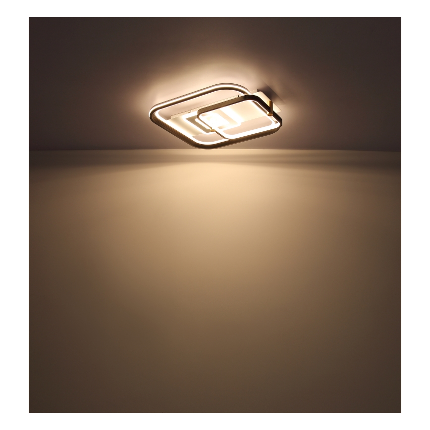 Globo 48459-48 - Dimbare LED-plafondlamp ANI LED/48W/230V 2700-6000K 48x52 cm + afstandsbediening