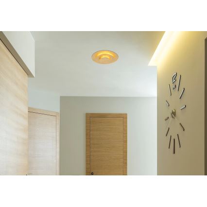 Globo - LED plafondlamp LED/18W/230V 3000K Ø 18 cm goud