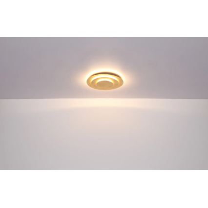 Globo - LED plafondlamp LED/18W/230V 3000K Ø 18 cm goud