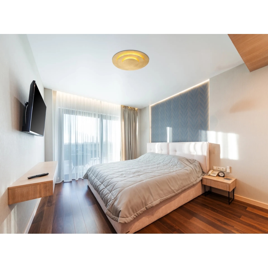 Globo - LED-plafondlamp LED/24W/230V 3000K Ø 35 cm goudkleurig