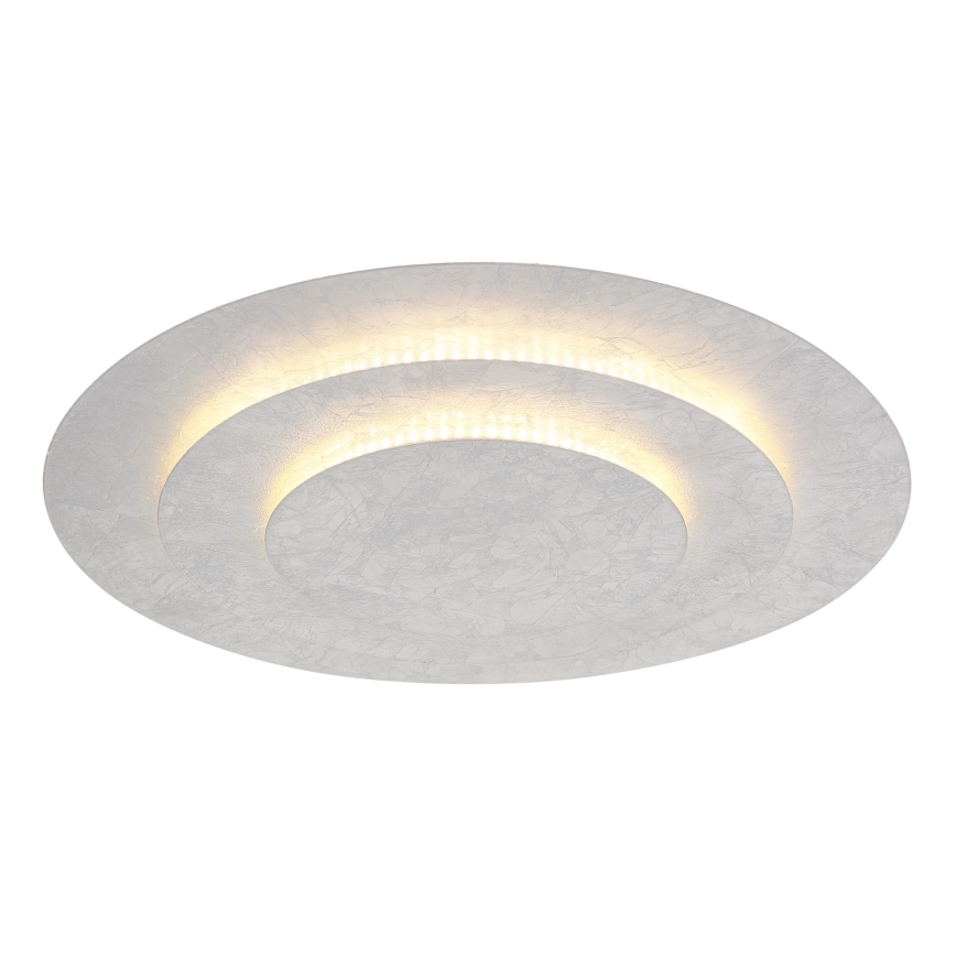 Globo - LED-plafondlamp 40W/230V 3000K Ø49 cm zilver
