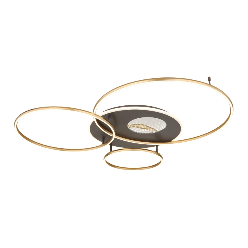 Globo - Dimbare LED plafondlamp LED/70W/230V 2700-6500K goud + afstandsbediening