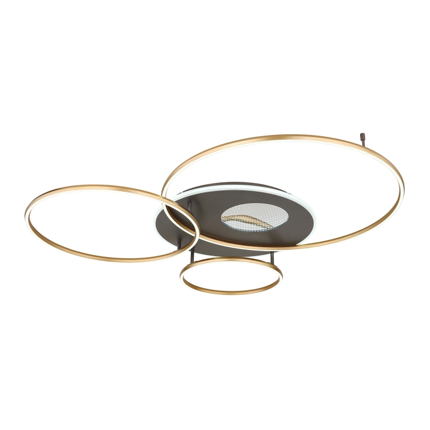 Globo - Dimbare LED plafondlamp LED/70W/230V 2700-6500K goud + afstandsbediening