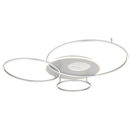 Globo - Dimbare LED plafondlamp LED/70W/230V 2700-6500K mat chroom + afstandsbediening