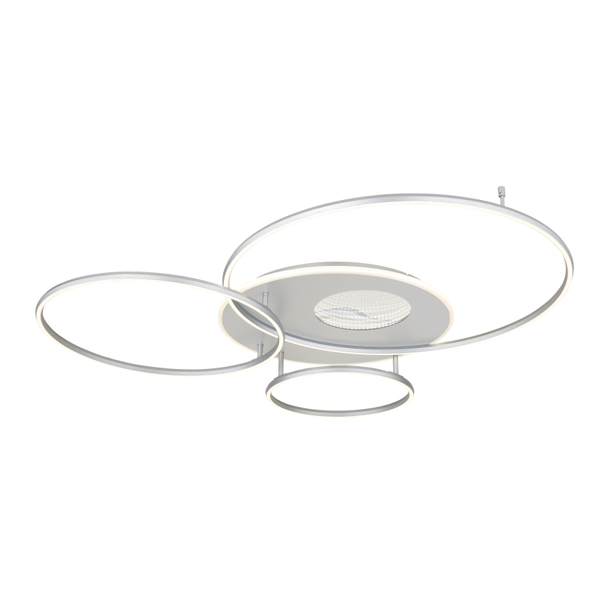 Globo - Dimbare LED plafondlamp LED/70W/230V 2700-6500K mat chroom + afstandsbediening
