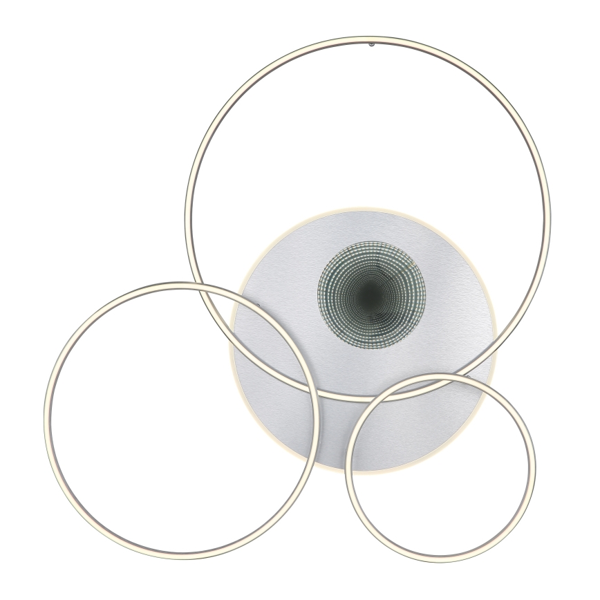 Globo - Dimbare LED plafondlamp LED/70W/230V 2700-6500K mat chroom + afstandsbediening