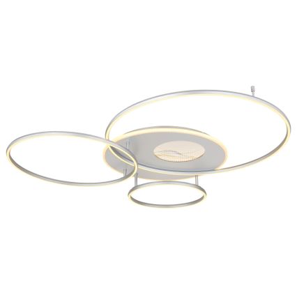 Globo - Dimbare LED plafondlamp LED/70W/230V 2700-6500K mat chroom + afstandsbediening