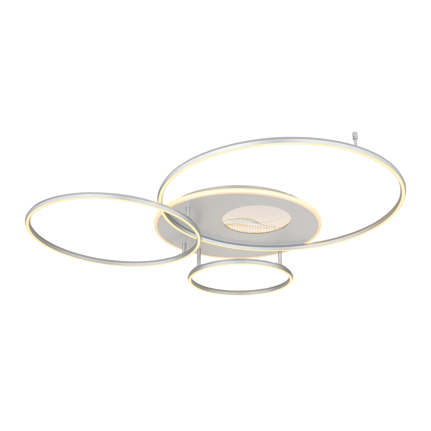 Globo - Dimbare LED plafondlamp LED/70W/230V 2700-6500K mat chroom + afstandsbediening