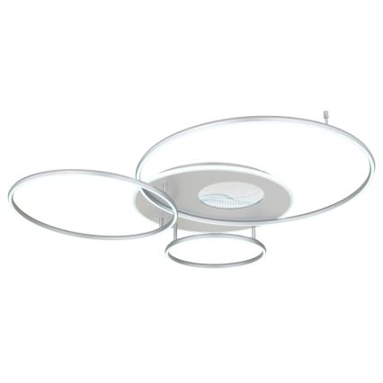 Globo - Dimbare LED plafondlamp LED/70W/230V 2700-6500K mat chroom + afstandsbediening