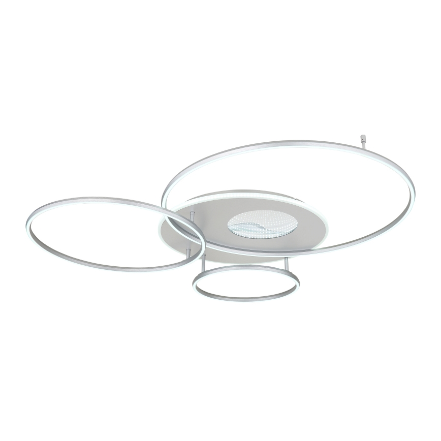 Globo - Dimbare LED plafondlamp LED/70W/230V 2700-6500K mat chroom + afstandsbediening