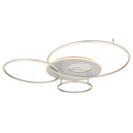Globo - Dimbare LED plafondlamp LED/70W/230V 2700-6500K mat chroom + afstandsbediening