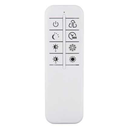 Globo - Dimbare LED plafondlamp LED/70W/230V 2700-6500K mat chroom + afstandsbediening