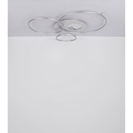 Globo - Dimbare LED plafondlamp LED/70W/230V 2700-6500K mat chroom + afstandsbediening