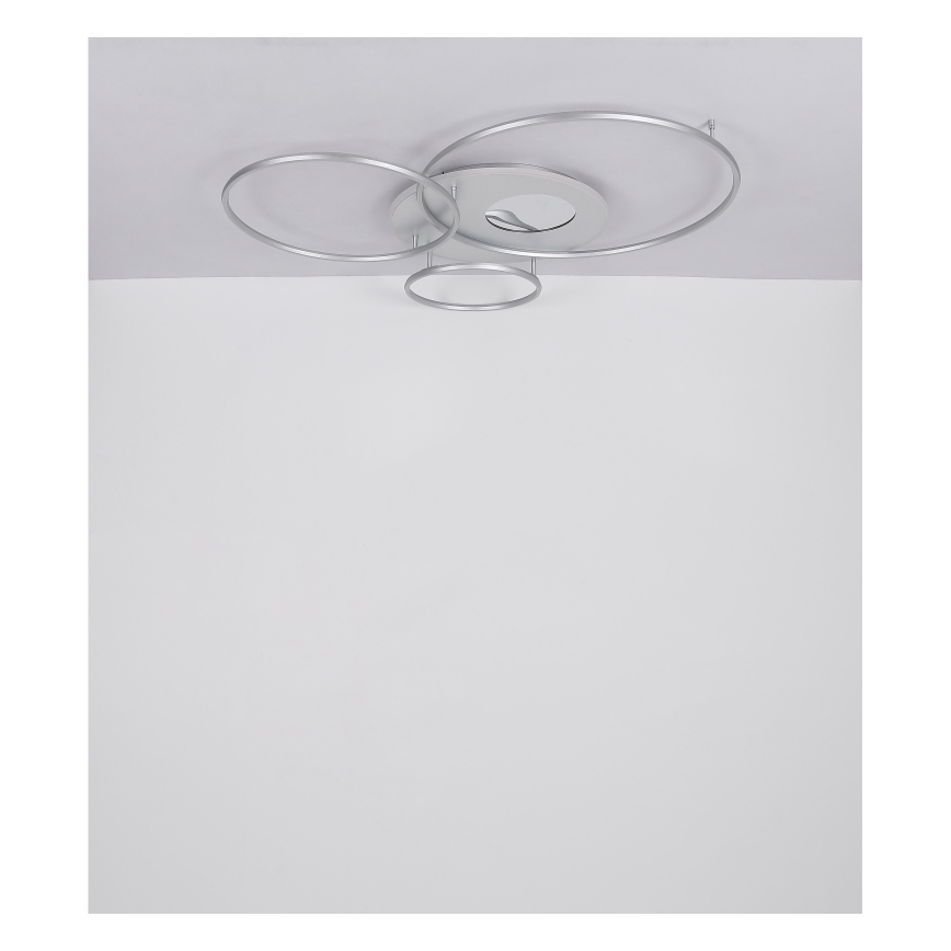 Globo - Dimbare LED plafondlamp LED/70W/230V 2700-6500K mat chroom + afstandsbediening