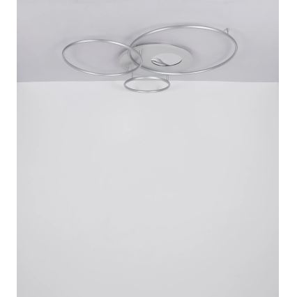 Globo - LED Dimbare plafondlamp LED/70W/230V 2700-6500K Wi-Fi Tuya mat chroom + afstandsbediening