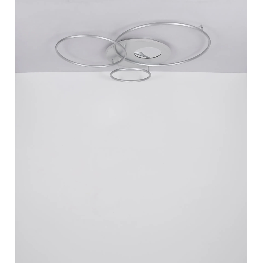 Globo - LED Dimbare plafondlamp LED/70W/230V 2700-6500K Wi-Fi Tuya mat chroom + afstandsbediening