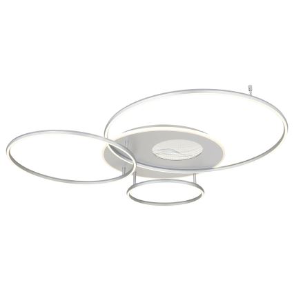 Globo - LED Dimbare plafondlamp LED/70W/230V 2700-6500K Wi-Fi Tuya mat chroom + afstandsbediening