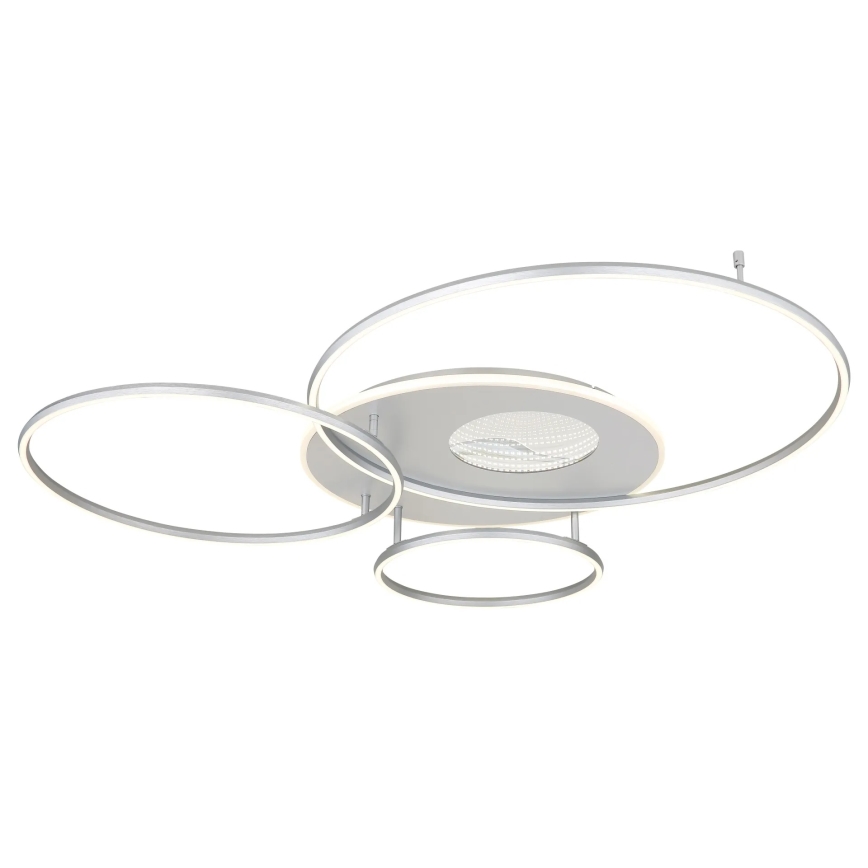 Globo - LED Dimbare plafondlamp LED/70W/230V 2700-6500K Wi-Fi Tuya mat chroom + afstandsbediening