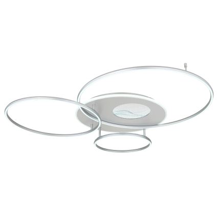 Globo - LED Dimbare plafondlamp LED/70W/230V 2700-6500K Wi-Fi Tuya mat chroom + afstandsbediening