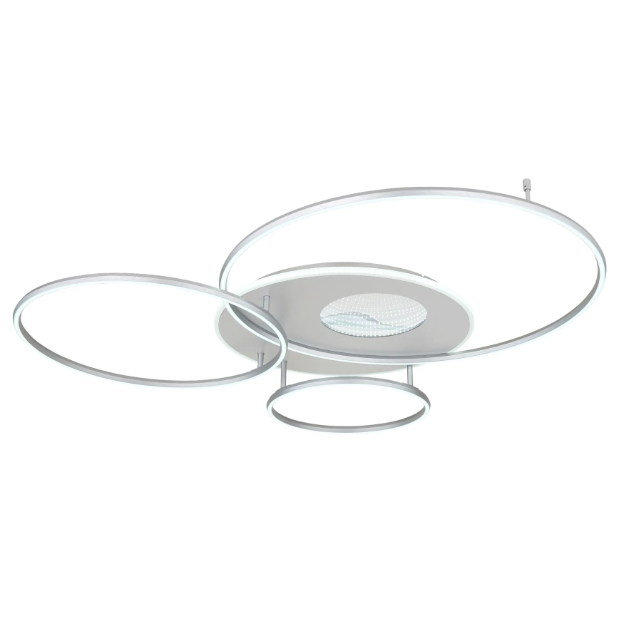 Globo - LED Dimbare plafondlamp LED/70W/230V 2700-6500K Wi-Fi Tuya mat chroom + afstandsbediening