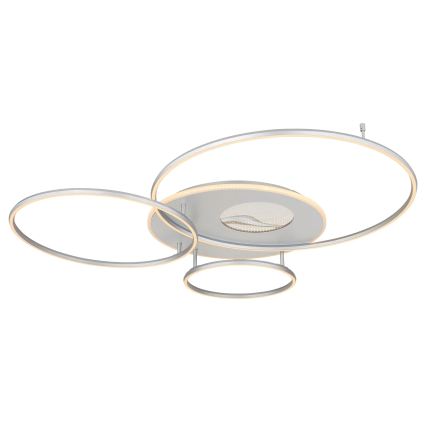 Globo - LED Dimbare plafondlamp LED/70W/230V 2700-6500K Wi-Fi Tuya mat chroom + afstandsbediening