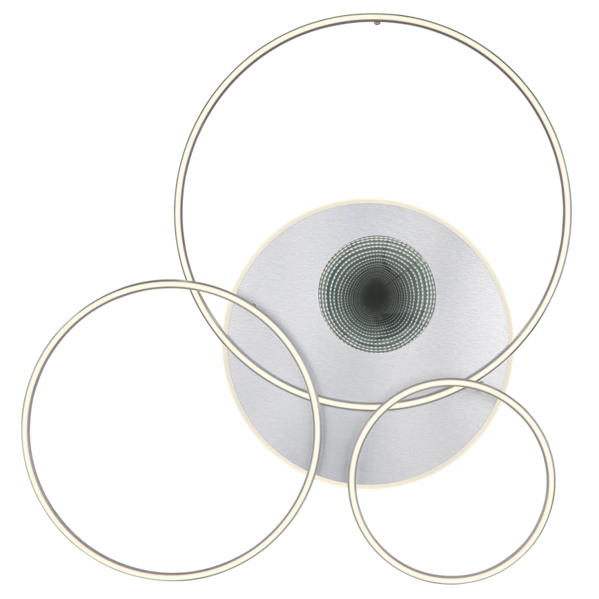 Globo - LED Dimbare plafondlamp LED/70W/230V 2700-6500K Wi-Fi Tuya mat chroom + afstandsbediening