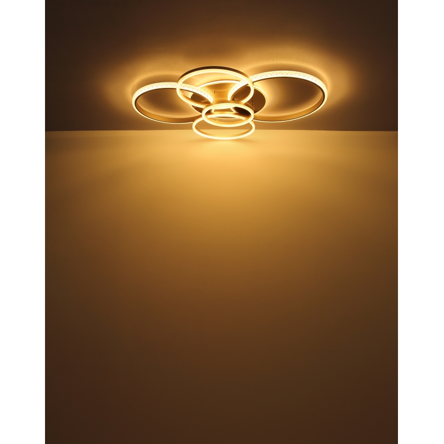 Globo - LED Plafondlamp LED/70W/230V 3000K 88x110 cm beige