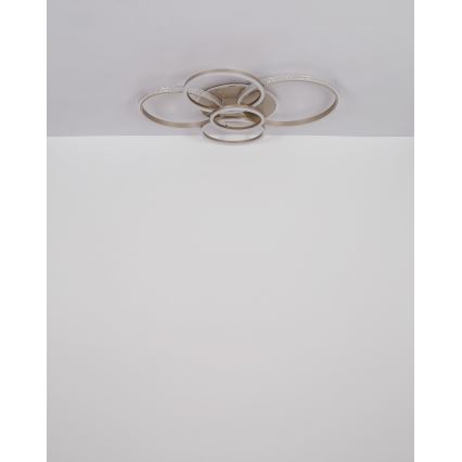 Globo - LED Plafondlamp LED/70W/230V 3000K 88x110 cm beige
