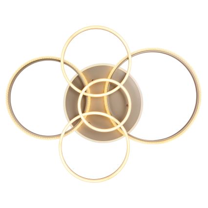 Globo - LED Plafondlamp LED/70W/230V 3000K 88x110 cm beige