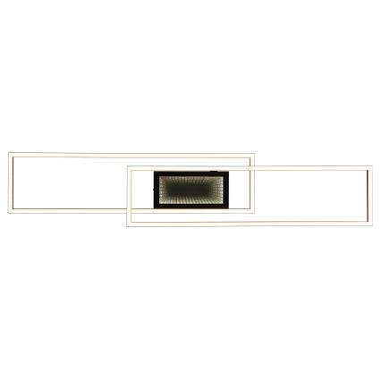 Globo - Dimbare LED-plafondlamp LED/42W/230V 2700-6500K 19,6x96 cm zwart + afstandsbediening