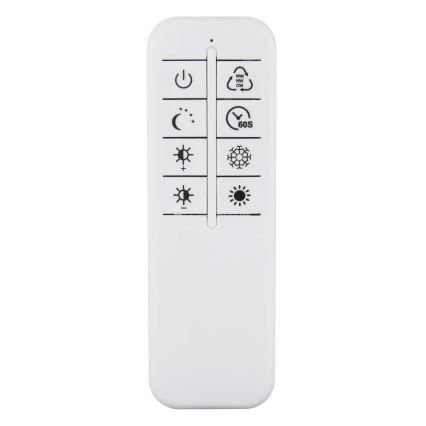 Globo - Dimbare LED-plafondlamp LED/42W/230V 2700-6500K 19,6x96 cm zwart + afstandsbediening