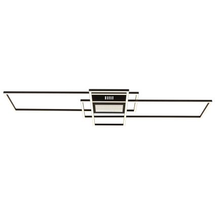 Globo - Dimbare LED-plafondlamp LED/60W/230V 2700-6500K 42x110,8 cm zwart + afstandsbediening